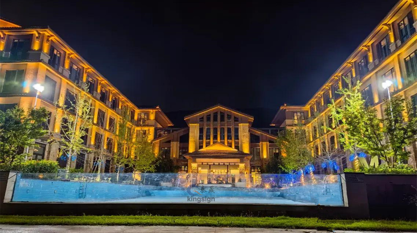 Акрилна плоча за луксузни прозор за базен